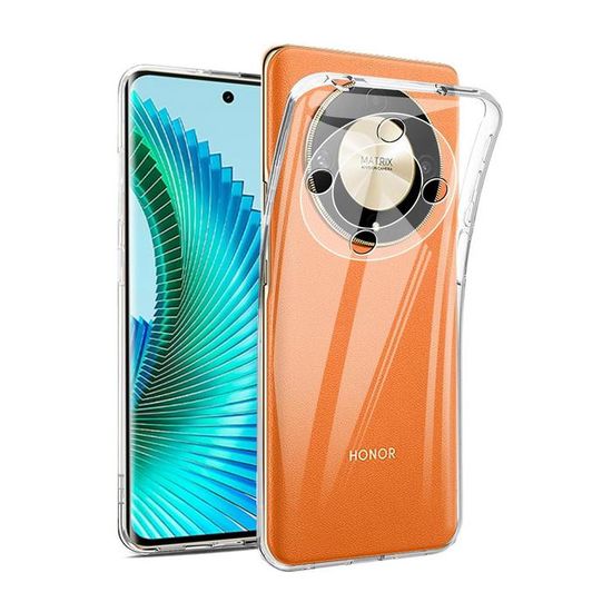 Coque De Protection Antichoc Pour Honor Magic 7 Lite - Gel De Silicone Carbone, Ultra Fine Et Robuste