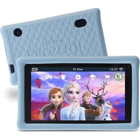 Tablette enfant Disney La Reine des neiges 2 - Pebble Gear - 7 pouces - +500 jeux - contrôle parental intégré