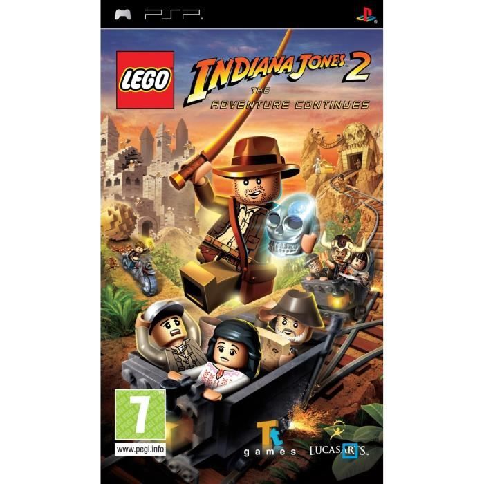 Deg Lego Indiana Jones 2 / Jeu Console Psp