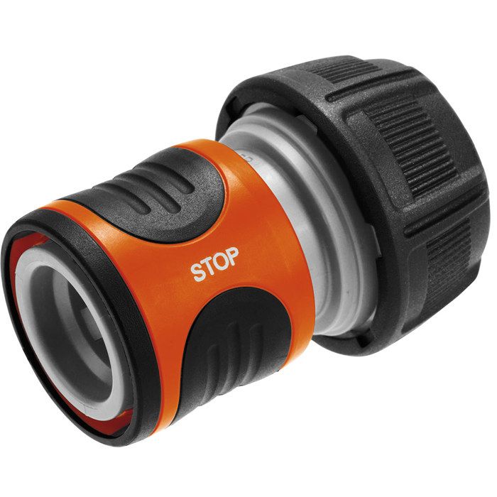 Raccord d'arrosage Aquastop GARDENA pour tuyau Ø19mm Anti écoulement d'eau Power Grip Garantie
