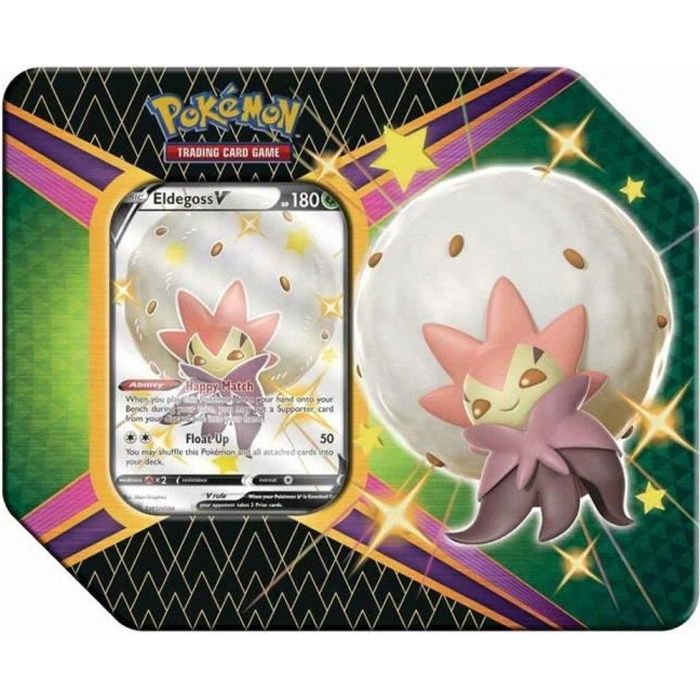 Boîte Tin Shiny Blancoton-V - Pokémon - Jeu de Cartes à Collectionner - Anglais