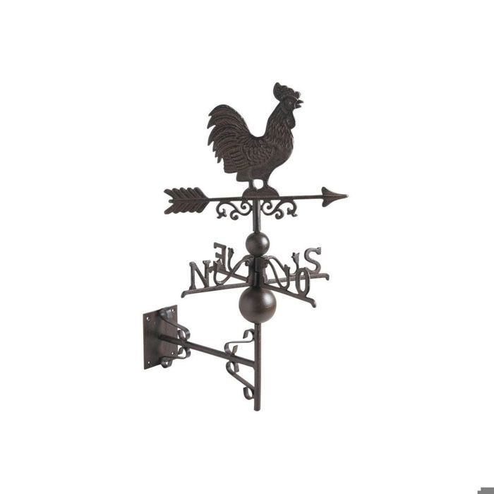 Girouette coq en fonte