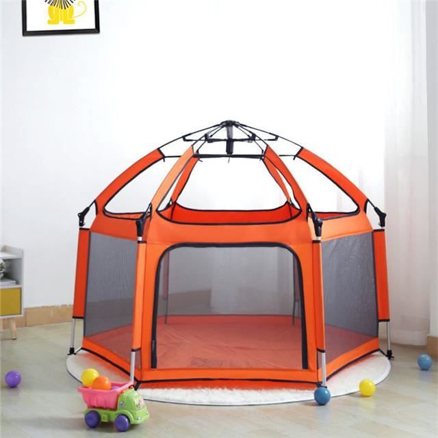 enfants jouet tente bébé jouer maison Portable extérieur et intérieur pliant fermeture éclair tente fille garçon balles de piscine