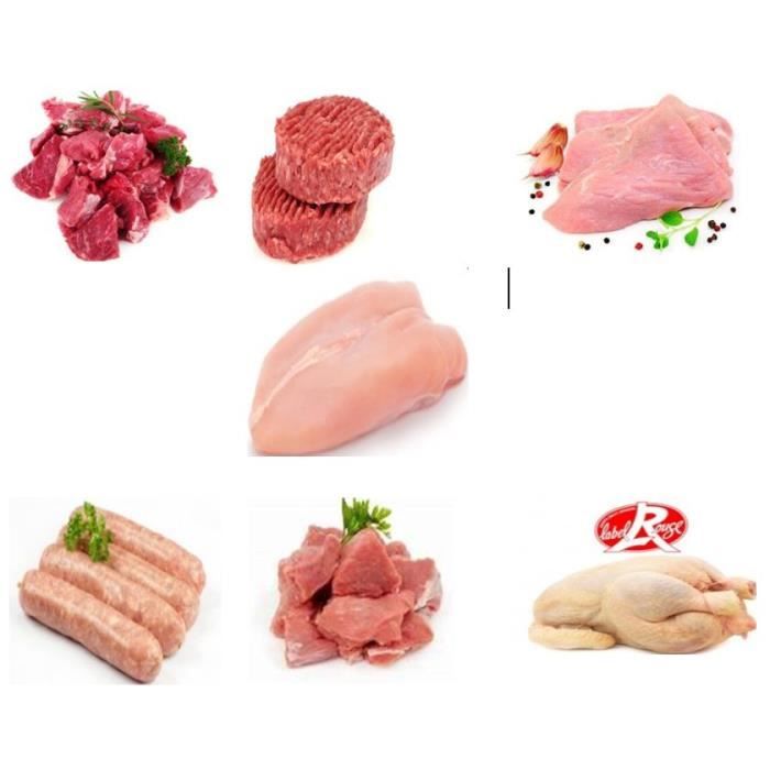 colis de viande mixte 6,5 kg