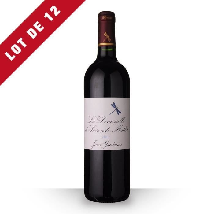 12x La Demoiselle de Sociando-Mallet 2011 AOC Haut-Médoc - 12x75cl - Vin Rouge