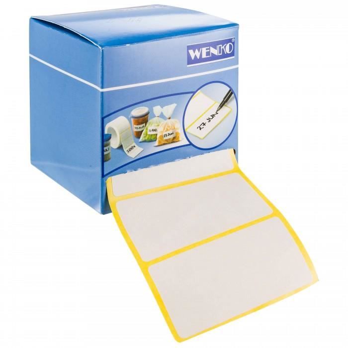 Etiquette adhesive congelation. 500 pieces