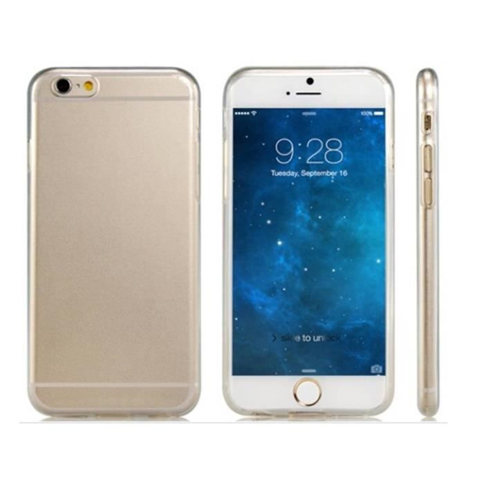 Coque silicone transparente iPhone 6