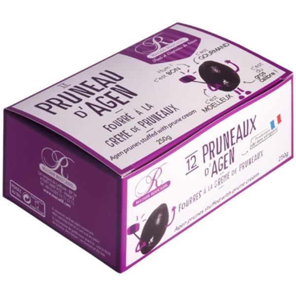 Pruneaux d'Agen fourrés à la crème de pruneaux - ballotin 250g