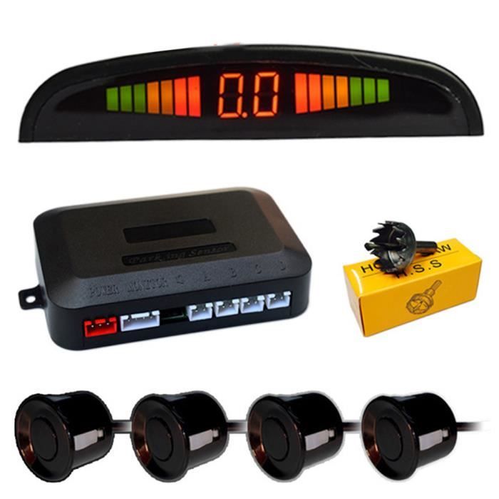 4 sonde avertisseur sonore- Radar de recul de voiture Ecran LCD 12V