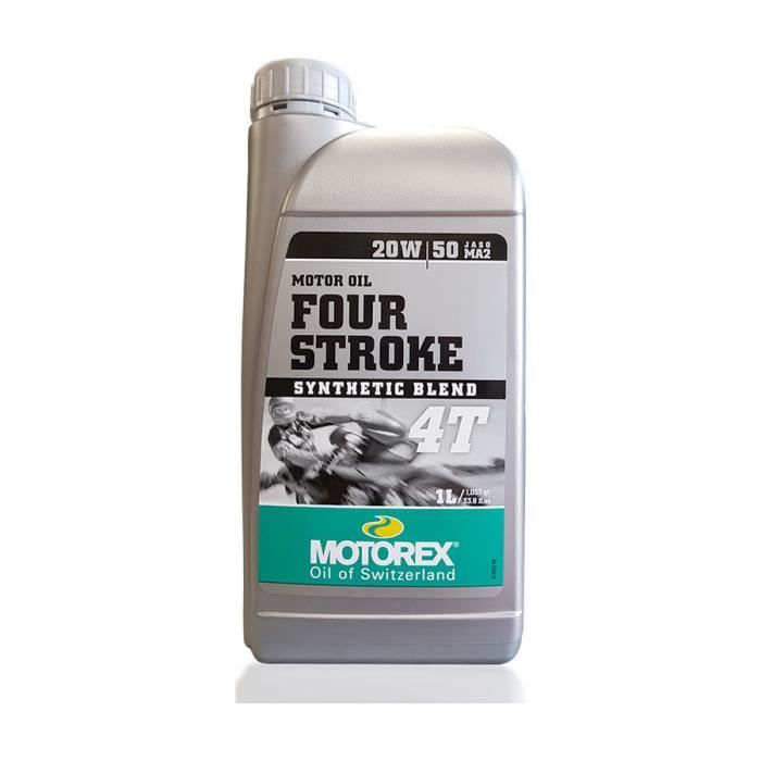 Huile moteur MOTOREX 4 Stroke 20W50 semi-synthétique 1L