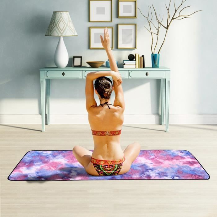 Serviette de yoga microfibre verte Yoga serviette antidérapante tapis de yoga serviette de sport pliage - sji zua 5071