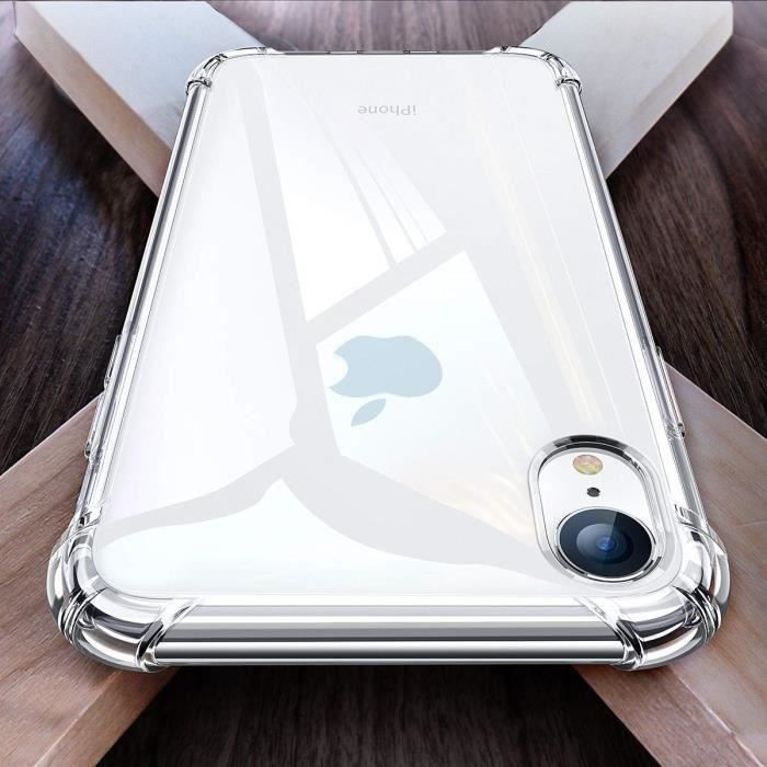 Coque iPhone XR,Coque de Protection Antichoc [Transparente ] Coussin d’Air aux Coins Extrêmement Fin pour iPhone XR 6.1