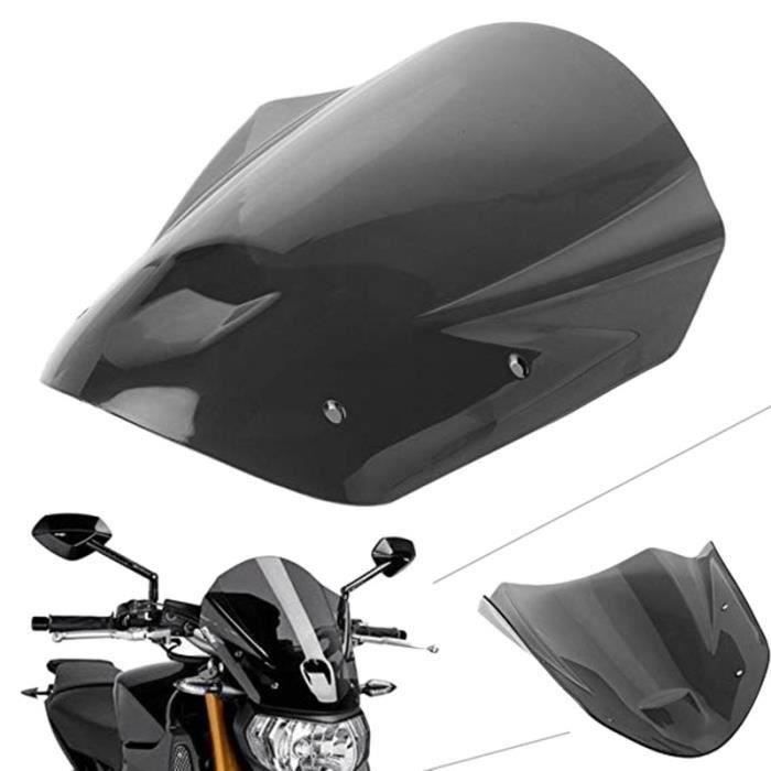Pare-Brise de Moto Pare-Brise avec Support de Montage pour Yamaha MT-09 FZ-09 FZ MT 09 2013 2014 2015 2016 Fumé LéGer LIJFK28162