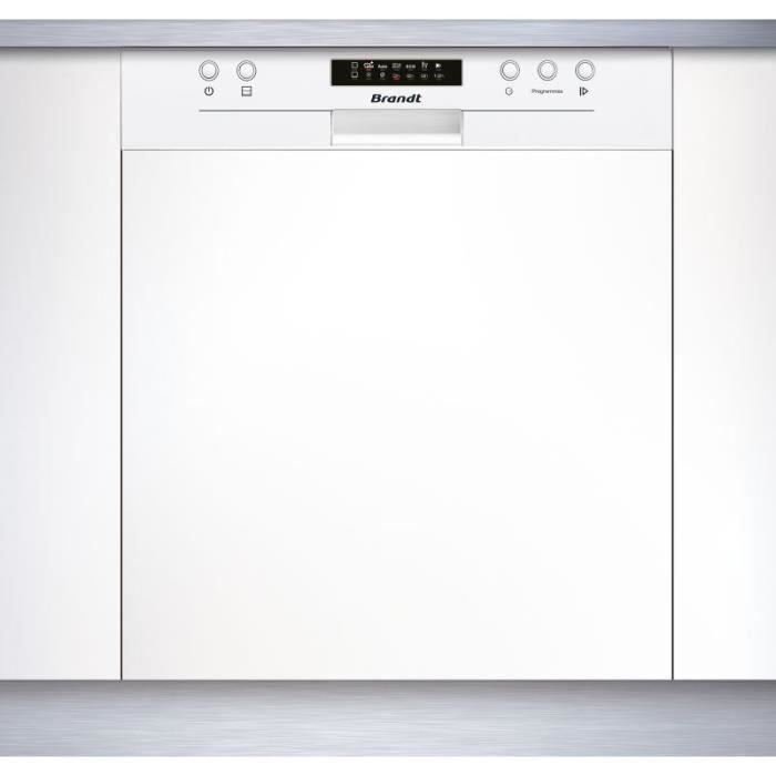 BRANDT Lave Vaisselle Intégrable 14 couverts 60 cm 57 Blanc