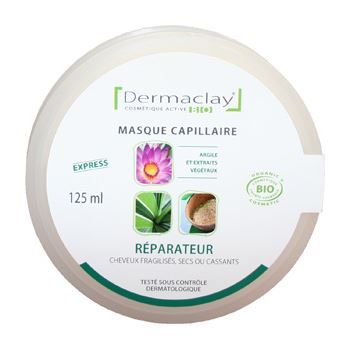 Dermaclay Masque capillaire reparateur 125ml