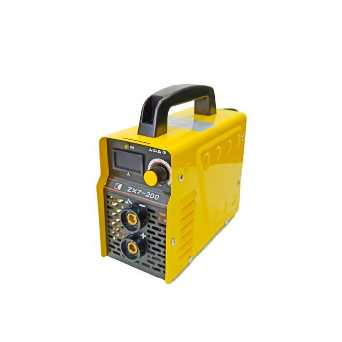ZX7-200 mini machine de soudure électrique portative d'inverseur de soudeuse pour le fonctionnement de soudure et le