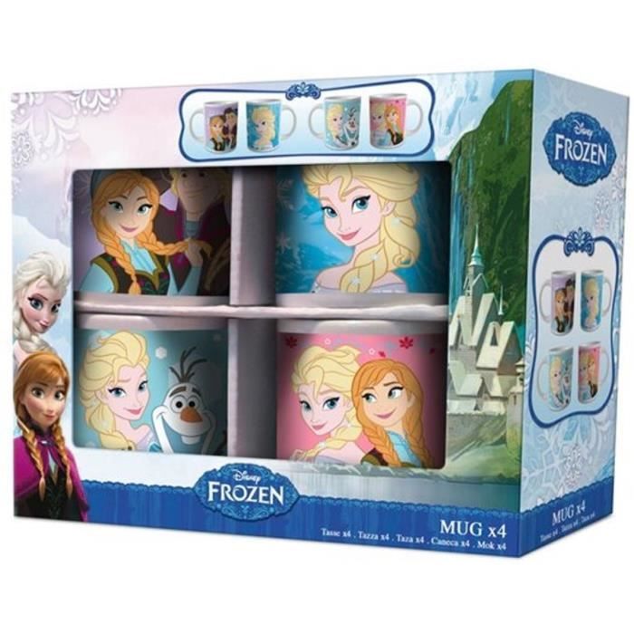 4 Mugs La Reine Des Neiges