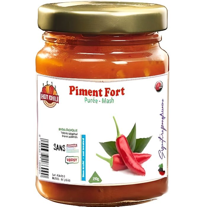 Purée de piment extra-fort bio - Signature panafricaine - 90g