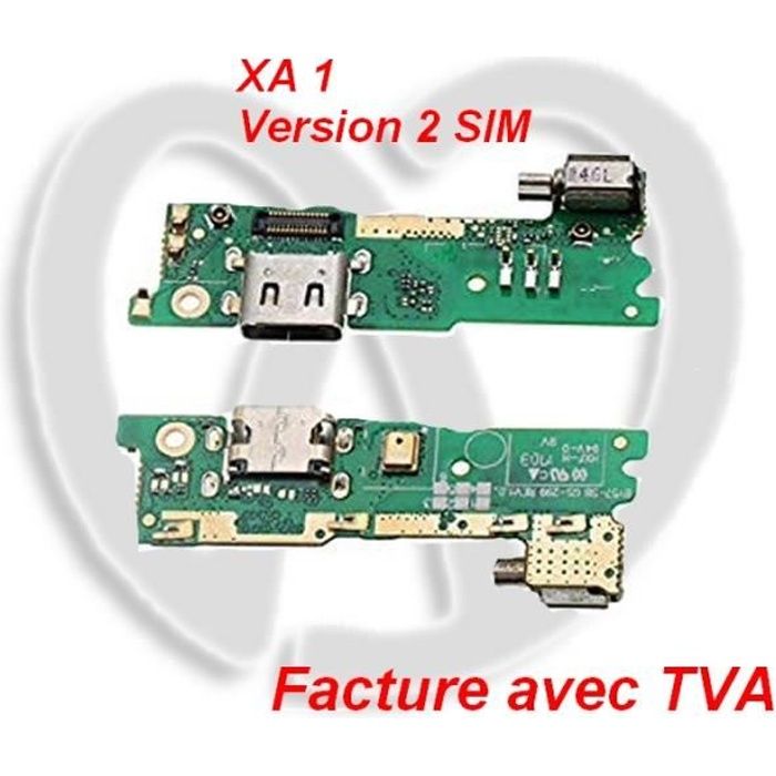 Pour SONY XPERIA XA1 (2 SIM) G3112/G3116 Connecteur de Charge Micro USB +Outils-France Tactile
