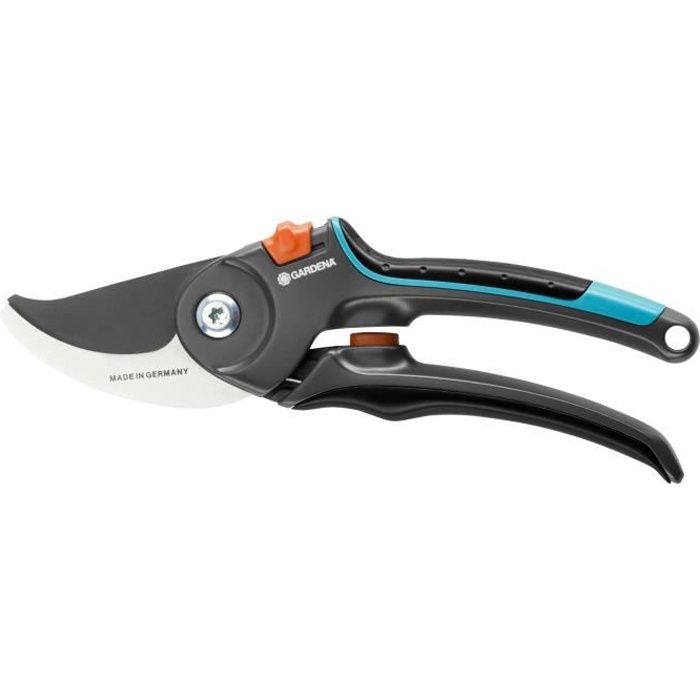 GARDENA Sécateur à lame franche Comfort B/M – Ø24mm max – Lames acier inoxydable – Poignée ergonomique – Garantie 25 ans (8904-20)