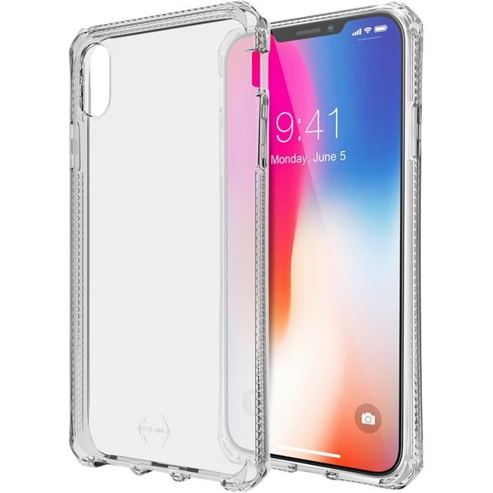 Coque semi-rigide Itskins Spectrum translucide pour iPhone XS Max
