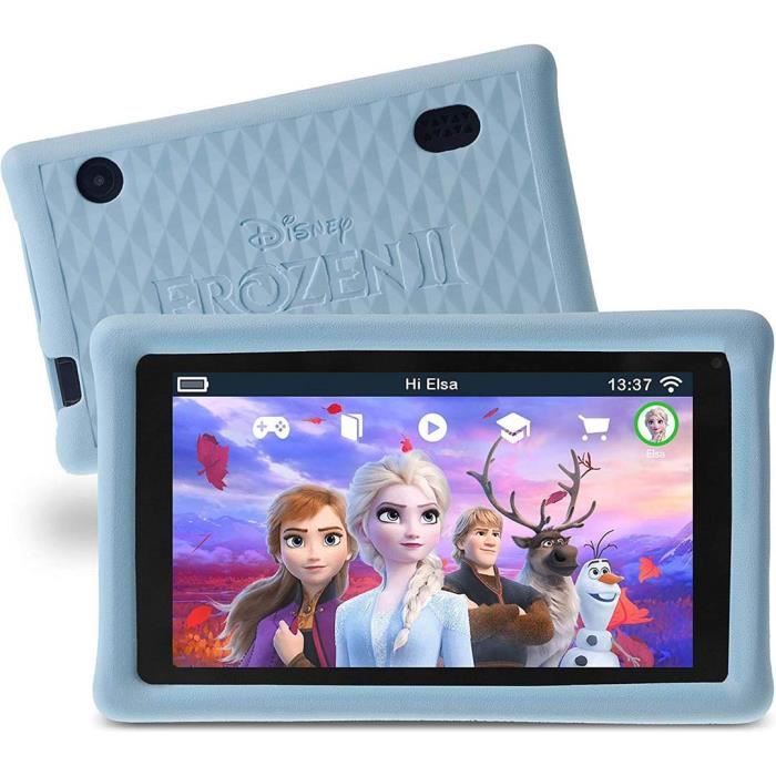 Tablette Disney enfants 7 pouces - La Reine des neiges 2 (Frozen 2) - coque de protection - +500 Jeux - contrôle Parental intégré