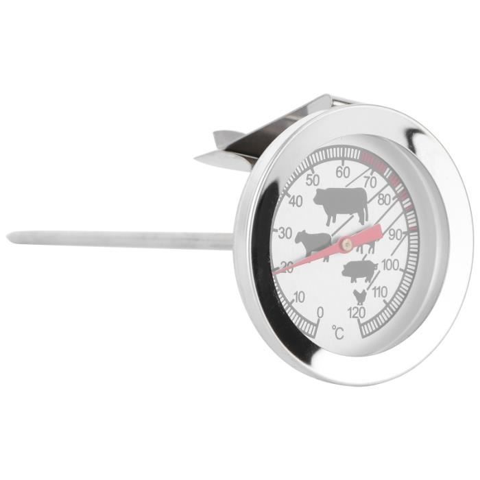 1 PcMetal Cuisine Four Thermomètre En Métal BBQ pour La Maison Mesure THERMOMETRE DE CUISINE - SONDE - TESTEUR DE CUISSON