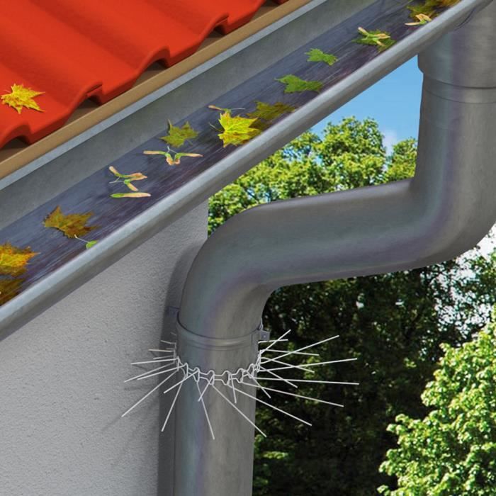 Protection contre le martes pour tuyaux de drainage de jusqu‘à Ø100mm – Sangle en acier contre les martes