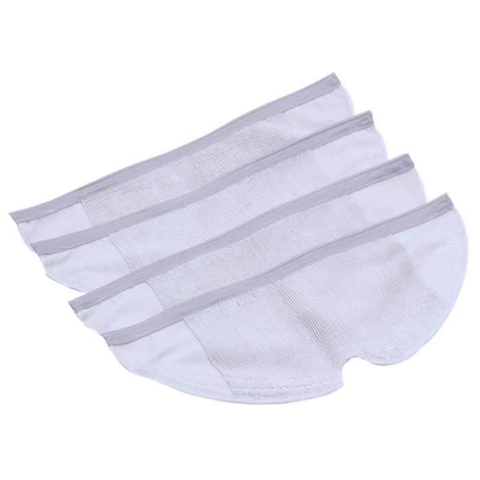 4 pcs Vadrouille Lavable Tampons d'aspirateur pour les lingettes Roborock pour Xiaomi Generation 2 Robotic
