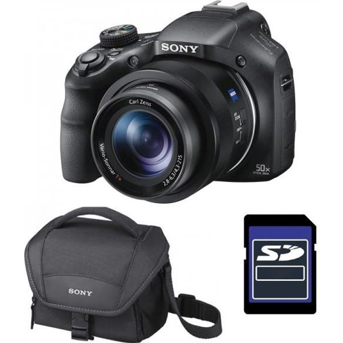 SONY Compact DSC-H400V NOIR + ETUI + SD 4 Go