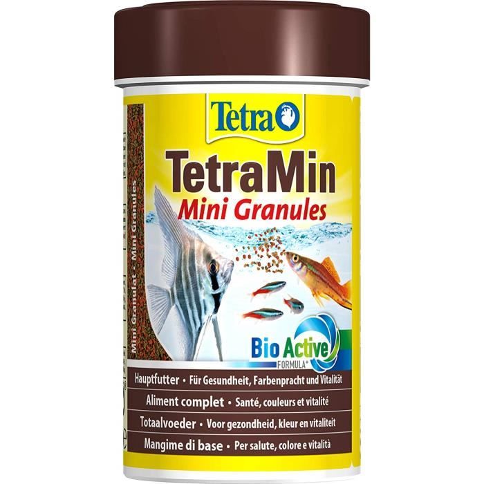 Tetra min Granulés Principal Nourriture pour Tous Les ornemental Poisson - 135420