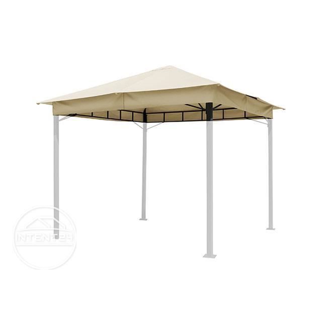 Toit de rechange pour tonnelle de jardin Sunset Classic 03x03, couleur champagne