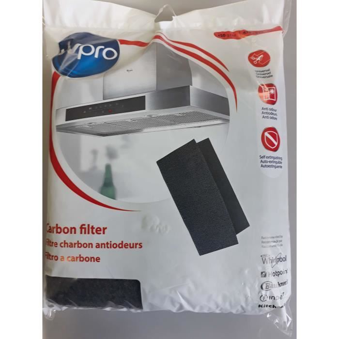 FILTRE A CHARBON UNIVERSELLE POUR HOTTE UCF017/484000008525/C00380050