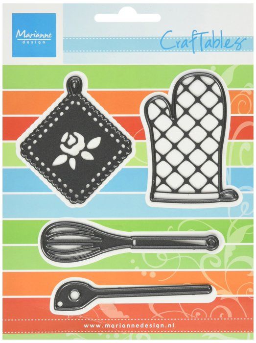 Pochoir Emporte-pièce Métal Paris Horizon - Marianne Design Creatables, 13 X 5.3 Cm - Pour Scrapbooking, Cartes, Découpe - 10