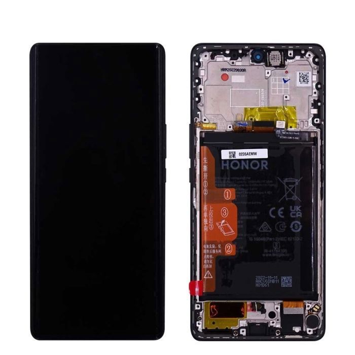 Écran LCD + Vitre Tactile Complet (châssis) Pour Honor View 20 - Noir - Neuf