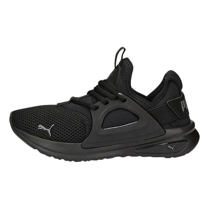 Puma Baskets - Puma - Softride Enzo Evo - Noir/Gris foncé - Mixte - Lacets