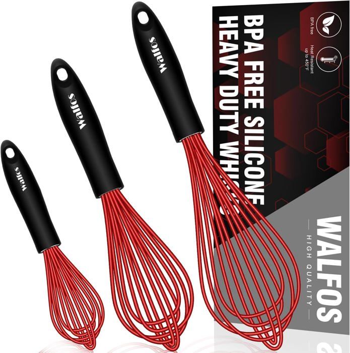 Acheter Fouet Silicone Manche Acier - Matériel De Cuisine Professionnel