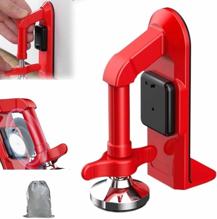 Butée de porte - Cale-porte dalarme portable - Matériau super dur - Au sol - Garantie 2 ans
