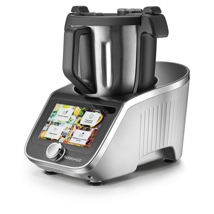 Naturamix Robot cuiseur multifonctions avec bol xlbalance intégrée et écran tactile +800 recettes - robot cuiseur xl - Naturamix