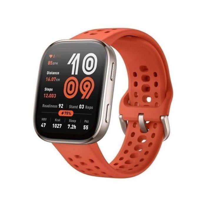 Amazfit Bip 6 Reloj Smartwatch 1.97 2000nits Mapas Offline 140 Deportes Rojo