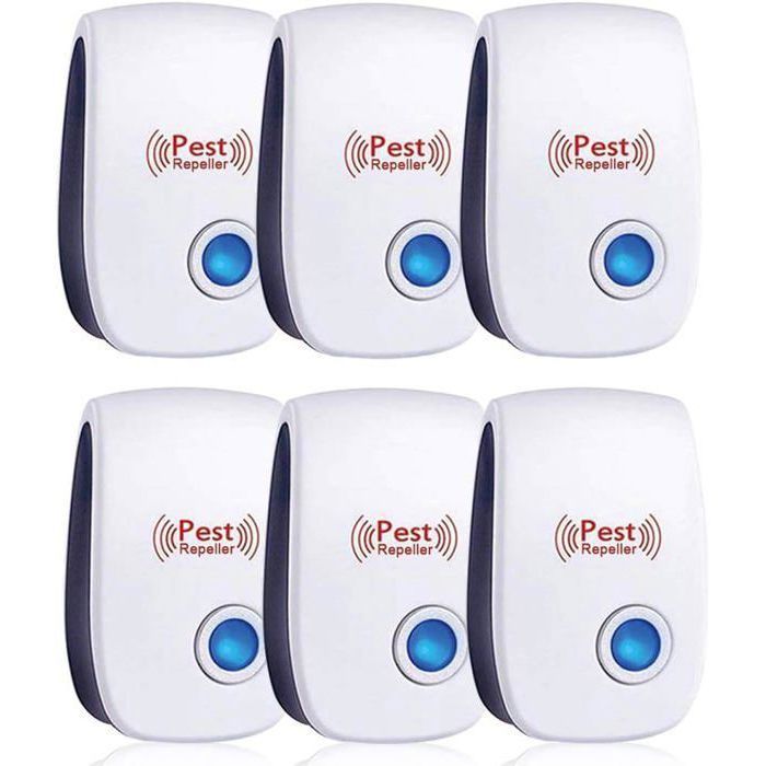 Ultrason Souris et Rats, 4 unités Répulsif Souris à Ultrasons Portable, Repulsif Moustique Ultrason Souris et Rats, 4 unités Répulsif Souris à Ultrasons Portable, Repulsif Moustique