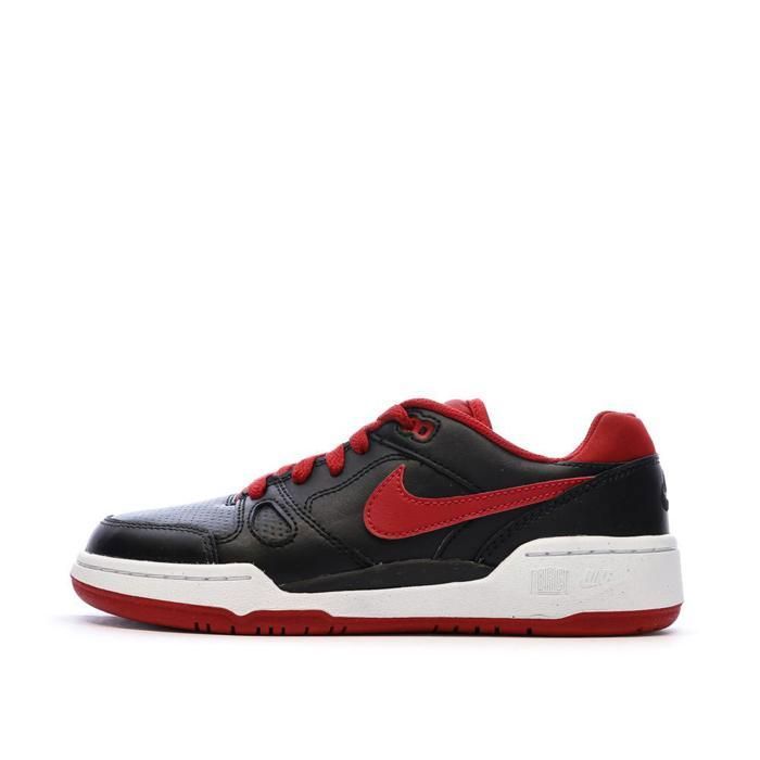 Nike Baskets - NIKE - Full Force Lo - Noir/Rouge - Garçon - Synthétique