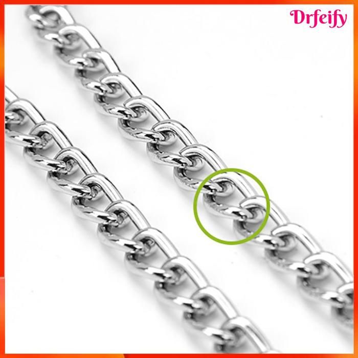 Meilleurs prix pour Chaîne de collier pour chien - AKOZON - Fer - Résistant aux morsures - Soudage sans couture - Argent