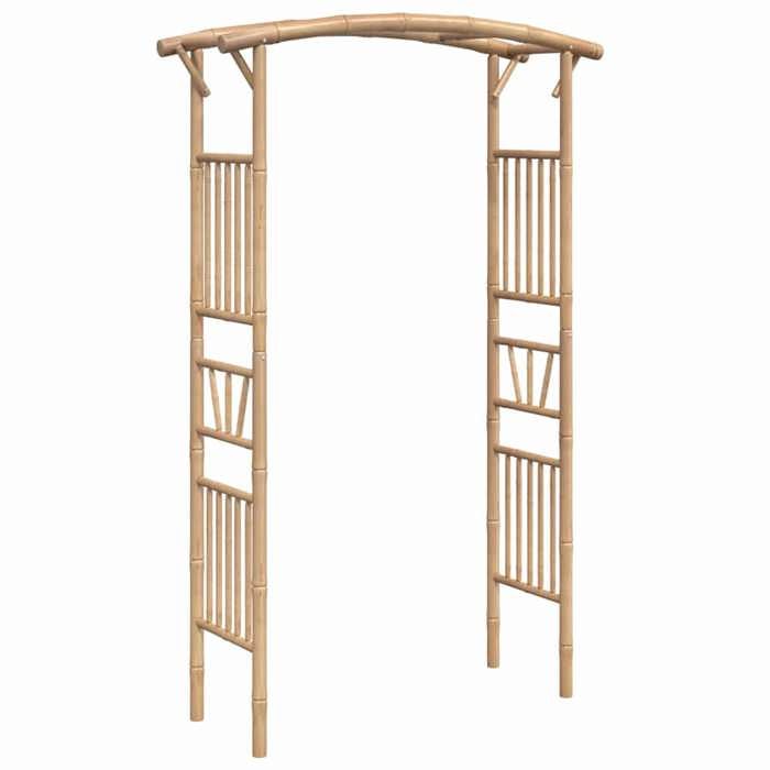 VIDAXL Arche pour rosiers Bambou 118x40x187 cm BONNE3491