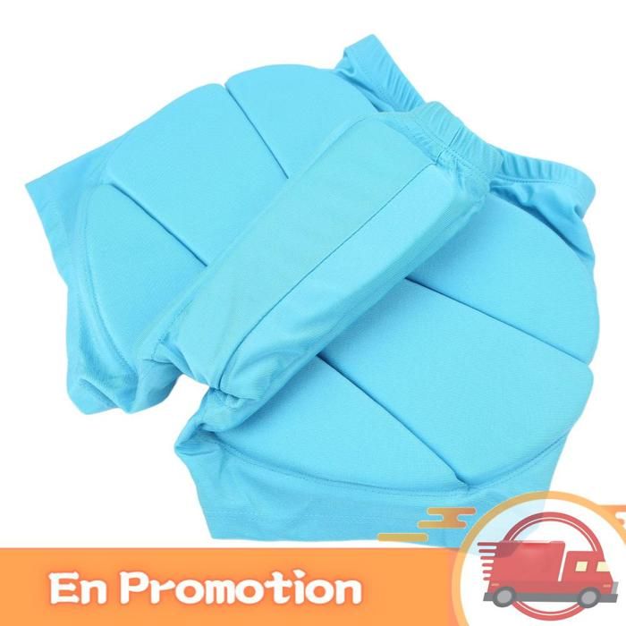 zerone protecteur de hanche de Ski Short de en Nylon et EVA pantalon court de résistant à la chaleur sport pack Bleu L