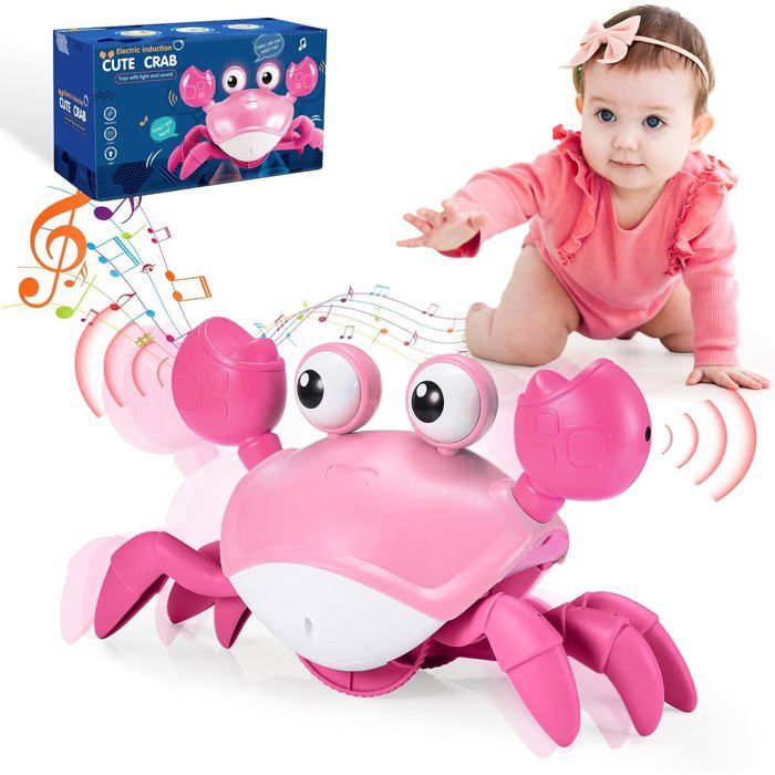 Jouet Fille 1 2 3 4 Ans Crabe Jouet Bebe 1 2 3 4 Ans Cadeau Fille 1 2 3 4 Ans Crabe Qui Marche Bebe Jouet Montessori Bebe 6-12 Mois