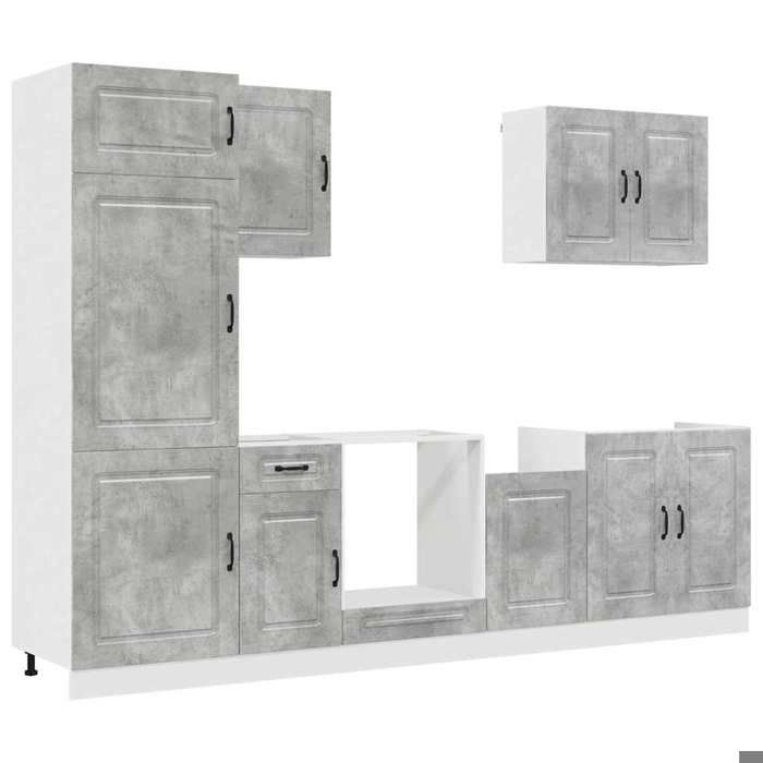 Maison Exclusive - Ensemble darmoires de cuisine 7 pcs Kalmar bois dingénierie