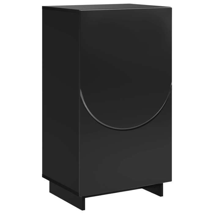 Nouveau Meuble à chaussures 48 x 38 x 87 5 cm Bois dingénierie Noir poids:22.9 kg_4356