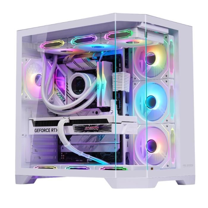 Boîtier PC ProGaming Banshee Cube Tower ATX 7 Ventilateurs ARGB Reverse - vue 2