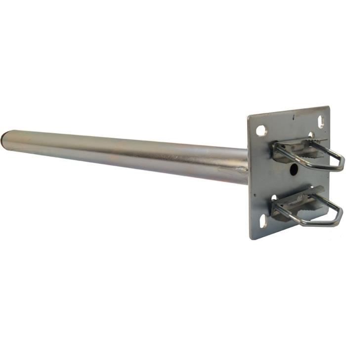 Bride étrier Antenne HD-LINE - Pour Fixer Parabole Ou Antenne Sur Mât - Lot De 2
